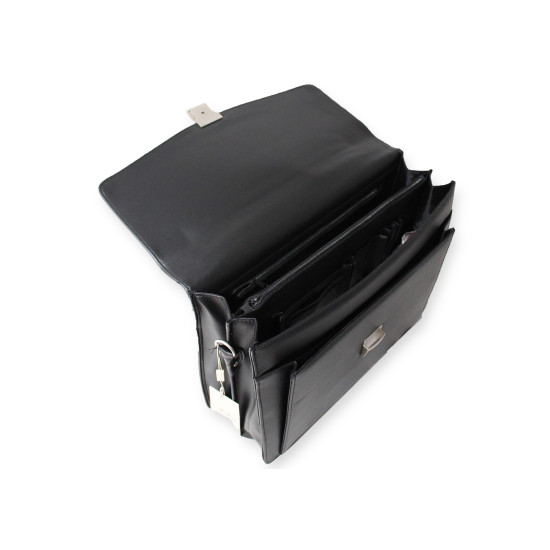 Cartella Portadocumenti BERLIN EMILIO - Borsa Tracolla Vera Pelle Per Ufficio E PC 15" Borsa Lavoro Pelle - Foto 2